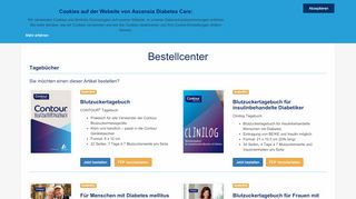 
                            2. Bestellcenter Ein Service von Ascensia Diabetes Care: Sie suchen ...