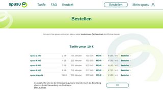 
                            5. Bestellen - spusu. 0670. - Einfach günstige Handytarife