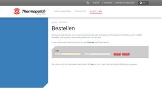 
                            1. Bestellen - Thermopatch - DE