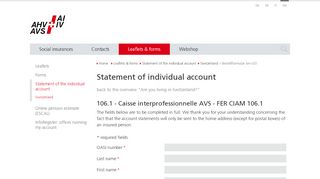 
                            11. Bestellformular (en-US) | Switzerland | Statement of the individual ...