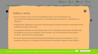 
                            3. Bestellung im Webshop – Menu and More