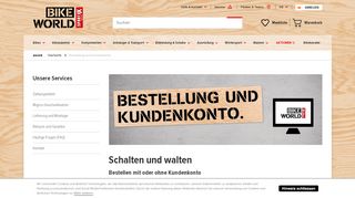 
                            12. Bestellung und Kundenkonto - Bike World by SportXX