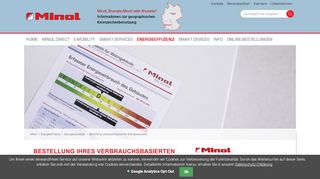 
                            6. Bestellung verbrauchsbasierter Energieausweis - Minol: messen ...