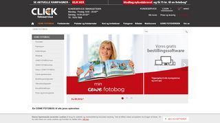 
                            8. Bestil din CEWE FOTOBOG hos Click Fotoservice