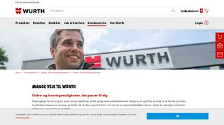 
                            7. Bestillingsmuligheder tilpasset dig - Mange veje | Würth