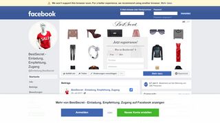 
                            4. BestSecret - Einladung, Empfehlung, Zugang - Startseite | Facebook