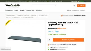 
                            10. Bestway Mondor Camp Mat liggeunderlag - XtraGrej