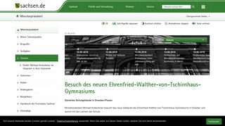 
                            7. Besuch des neuen Ehrenfried-Walther-von-Tschirnhaus-Gymnasiums ...
