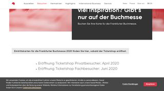 
                            3. Besuchen Sie die Frankfurter Buchmesse 2019.