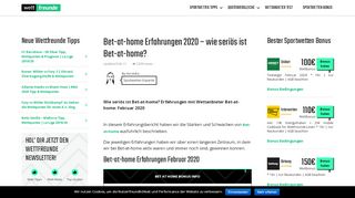 
                            1. Bet-at-home Erfahrungsbericht - Wettfreunde.net