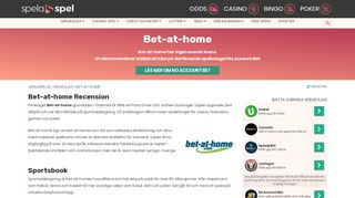 
                            13. Bet-at-home - Spelaspel.se