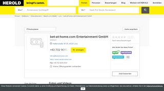 
                            7. bet-at-home.com Entertainment GmbH - Herold