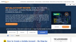 
                            7. Bet365 Account Login Problems? - Here's What to Do - Betting Bonus