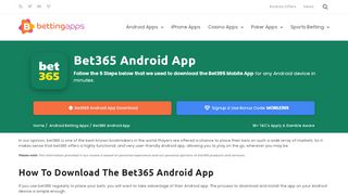 
                            10. Bet365 Android App - Download & Install Bet365 On Any Mobile Device