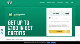 
                            11. bet365 Bonus Code 2019 - Copy BIGBET Sign Up for £100 Bet Credits