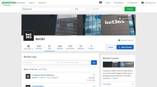 
                            8. Bet365 Jobs | Glassdoor.co.uk