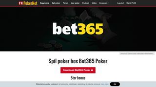 
                            7. bet365 Poker | Læs alt du skal vide om bet365s pokerklient - PokerNet