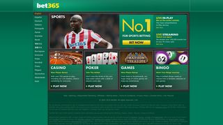 
                            11. bet365 - Sports Betting, Casino, Poker, Games, Vegas ... - KasinoKing.dk