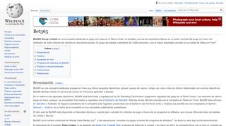 
                            7. Bet365 - Wikipedia, la enciclopedia libre