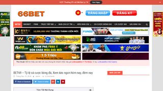 
                            4. BET69 - Trang xem Tỷ Lệ Cá Cược hoàn hảo nhất hiện nay - K8