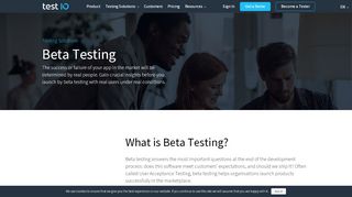 
                            4. Beta Testing | test IO