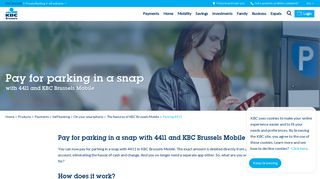 
                            10. Betaal je 4411-parkeersessie met KBC Mobile - KBC Brussels Bank ...