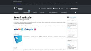 
                            12. Betaalmethoden en veiligheidsystemen - Amen - AmenWorld.nl