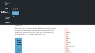 
                            12. Betala räkningar med Supreme Card på Billhop - läs mer