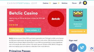 
                            11. Betclic Casino | Casino Portugal