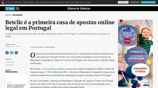 
                            12. Betclic é a primeira casa de apostas online legal em Portugal
