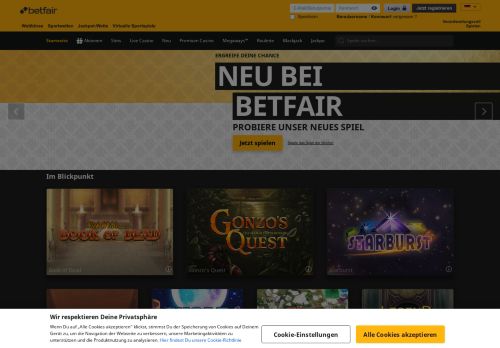 
                            7. Betfair Casino Comp-Punkte | Betfair Casino