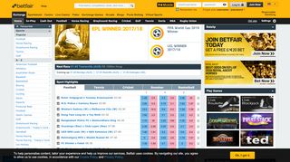 
                            2. Betfair Exchange | Best Odds Online, Back and Lay Betting