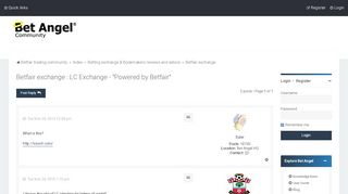 
                            3. Betfair exchange | LC Exchange - 