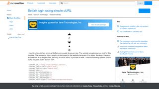 
                            8. Betfair login using simple cURL - Stack Overflow