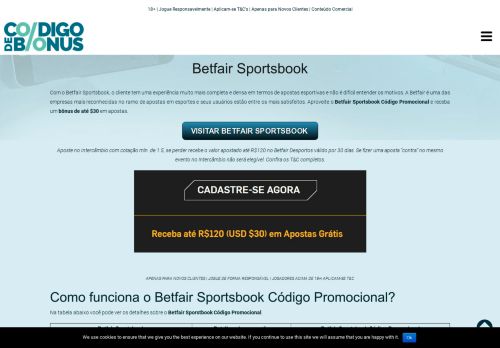 
                            4. Betfair Sportsbook | Betfair Código Promocional fevereiro 2019