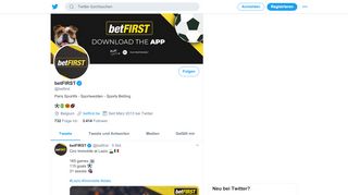 
                            4. betFIRST (@betfirst) | Twitter