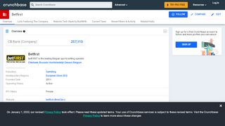 
                            6. Betfirst | Crunchbase