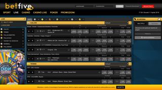 
                            2. betfive - Scommesse Sportive Live