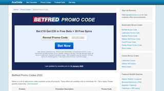 
                            2. Betfred Promo Code February 2019 - Get £30 Free Bet + 30 Spins