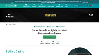 
                            6. Bethard Casino - Slotsia