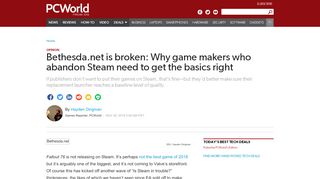 
                            6. Bethesda.net is broken: Why game makers who abandon Steam need ...