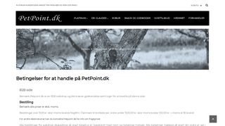 
                            4. Betingelser for at handle på PetPoint.dk