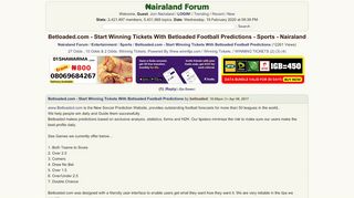 
                            12. Betloaded.com - Start Winning Tickets With Betloaded Football ...