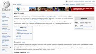 
                            6. BetMotion - Wikipedia, la enciclopedia libre