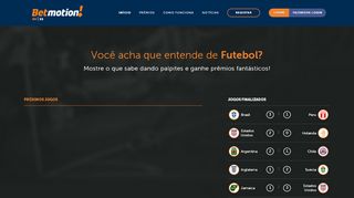 
                            5. Betmotion.net - Apostas Esportivas Online Grátis