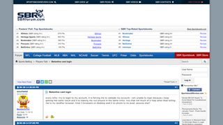 
                            5. Betonline cant login - Sportsbook Review