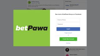 
                            12. betPawa Kenya - Register with us today and get a 25... | Facebook