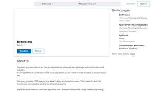 
                            12. Betpro.org | LinkedIn