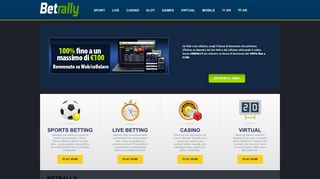 
                            9. Betrally - Scommesse, Live, Bonus 100€ | Betrally Bookmaker