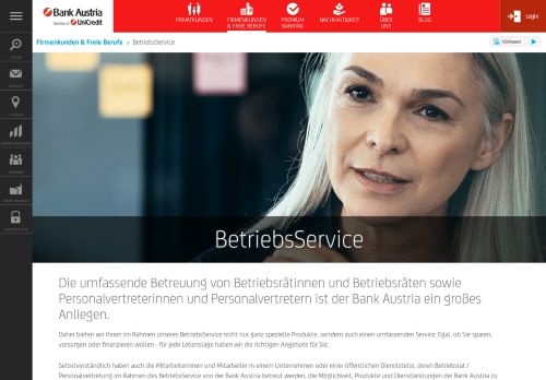 
                            4. BetriebsService | Bank Austria